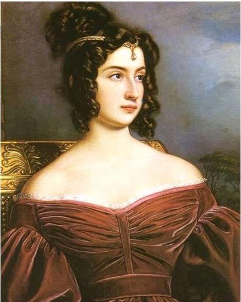 Marianna Marchesa Florenzi 1831 by Joseph Karl Stieler 1781-1858 Schonheitengalerie Munich